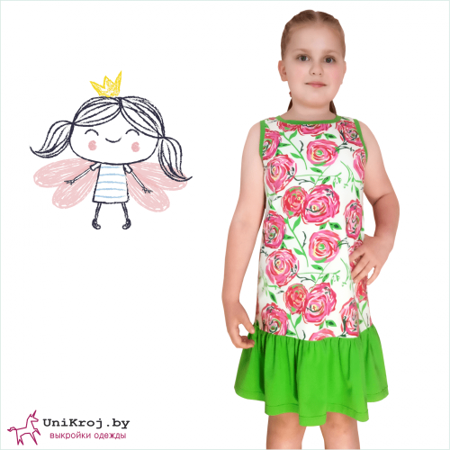 выкройка платье девочка