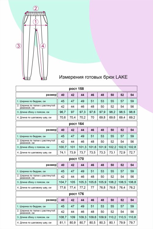 выкройка брюк