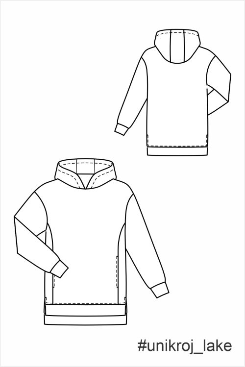 выкройка худи