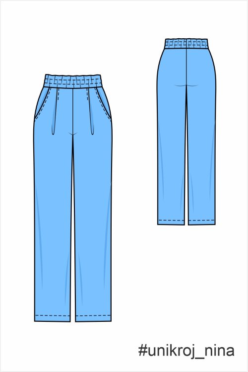 выкройка брюк