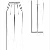 выкройка брюк