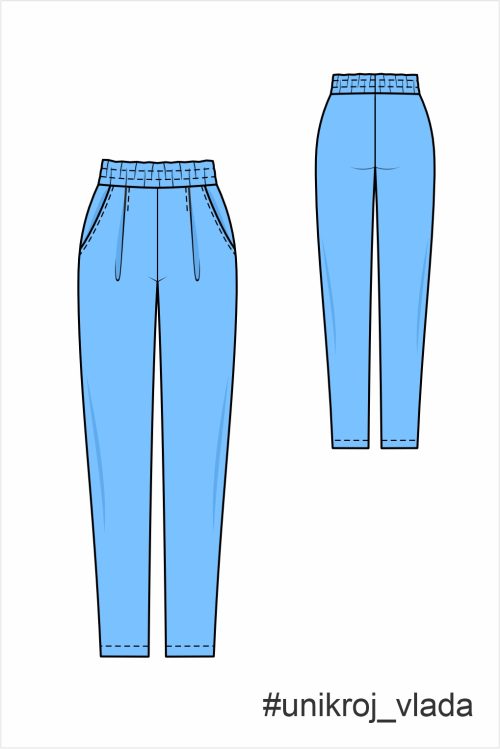 выкройка брюк