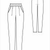 выкройка брюк