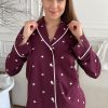 Айрис слива фото 13 Выкройка пижамной рубашки АЙРИС