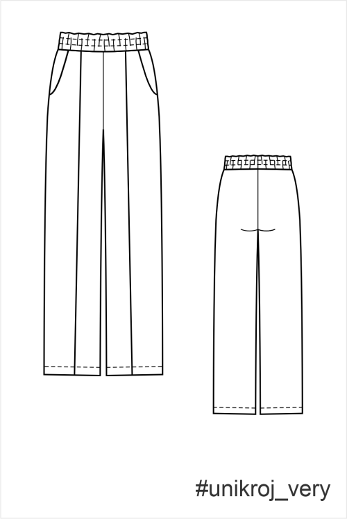 выкройка брюк