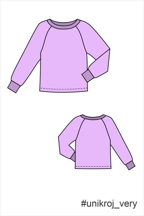 выкройка свитшота