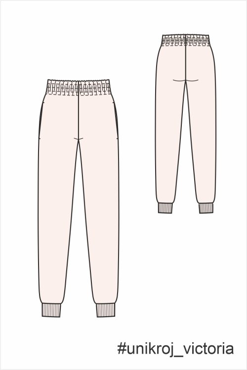 выкройка брюк Виктория