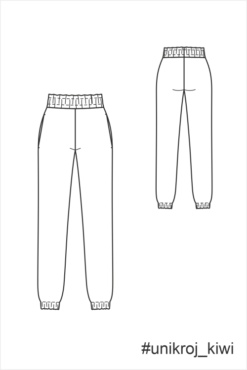 выкройка брюк Киви
