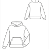 выкройка толстовки Киви