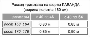Выкройка шорт ЛАВАНДА Выкройка шорт Лаванда