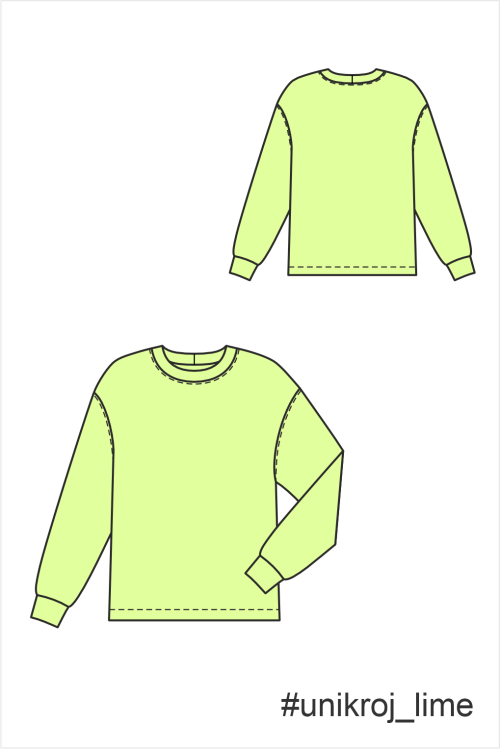 выкройка свитшота Лайм