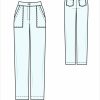 выкройка женских брюк