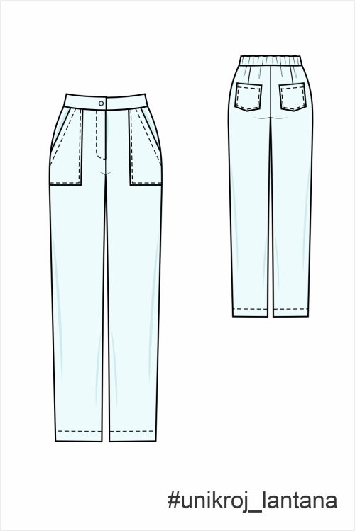 выкройка женских брюк