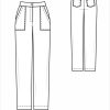 выкройка женских брюк