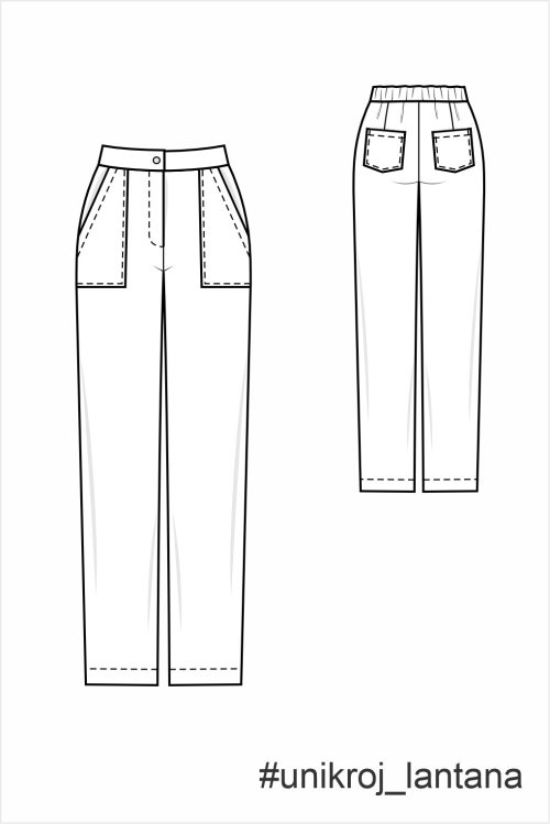 выкройка женских брюк