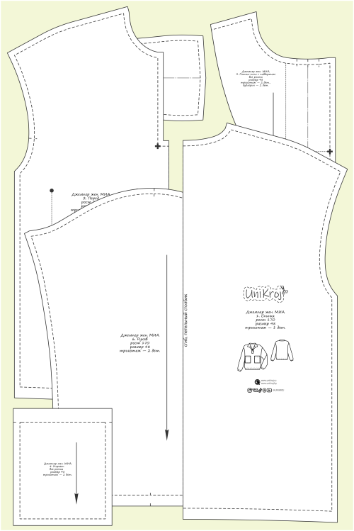 Выкройка джемпера МИА