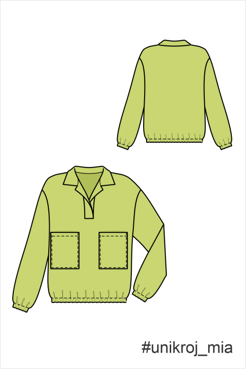 выкройка джемпера поло