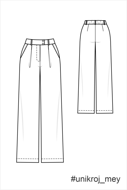 выкройка брюк