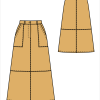 выкройка юбки