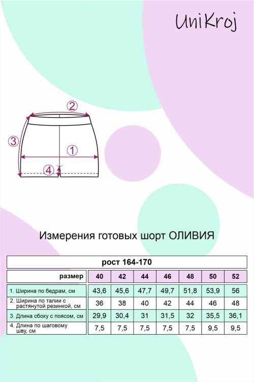 бесплатная выкройка шорт