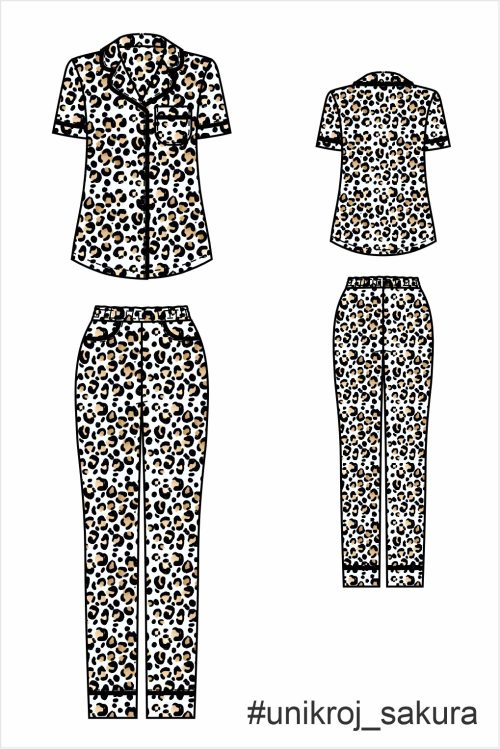 выкройка пижамы