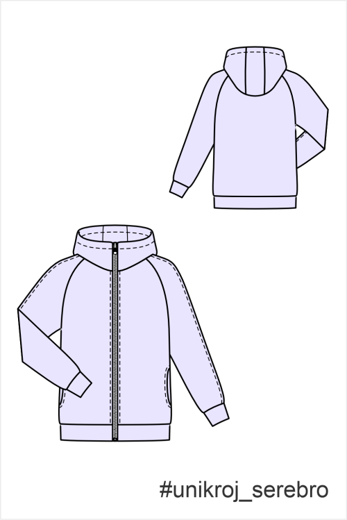 выкройка худи