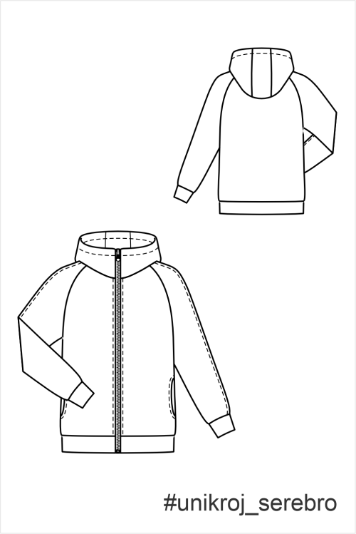 выкройка худи