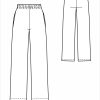 выкройка брюк женских
