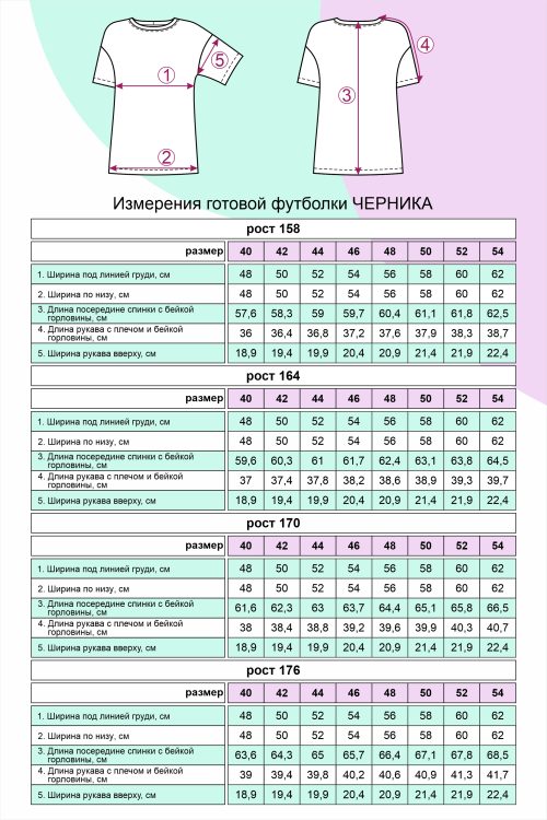 выкройка футболки женской