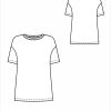 выкройка футболки женской
