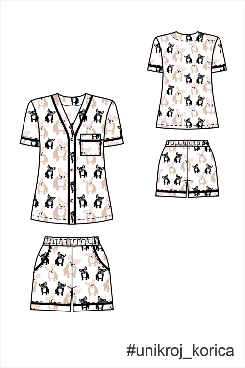выкройка пижамы КОРИЦА