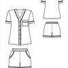 выкройка пижамы КОРИЦА
