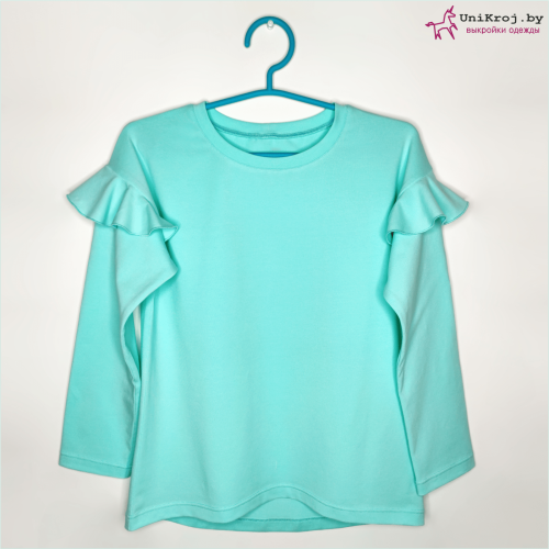 лонгслив для девочки выкройка Эмили 7